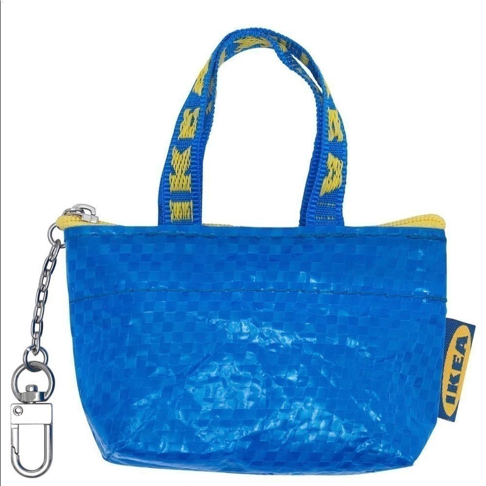 IKEA KNOLIG purse AirPod air pod case wallet blue